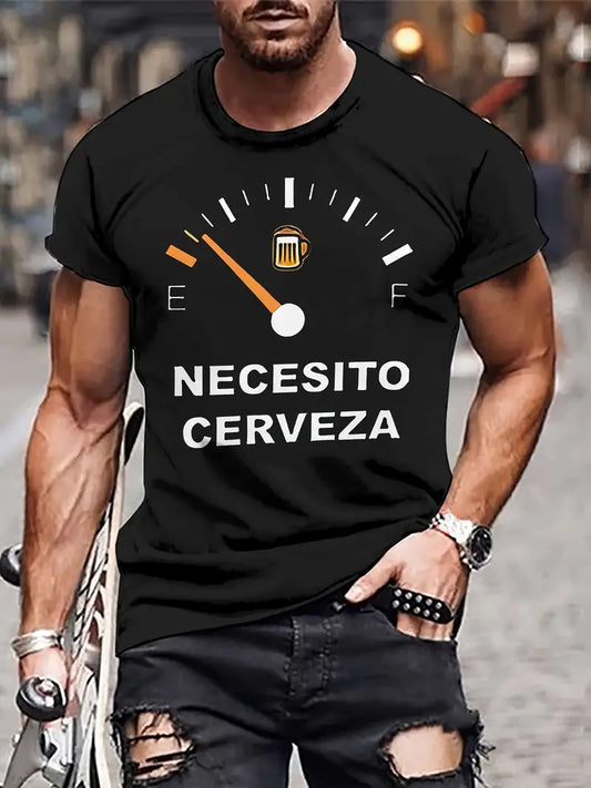 Casual Retro Clock Men's T-Shirt