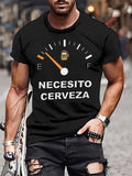Casual Retro Clock Men's T-Shirt